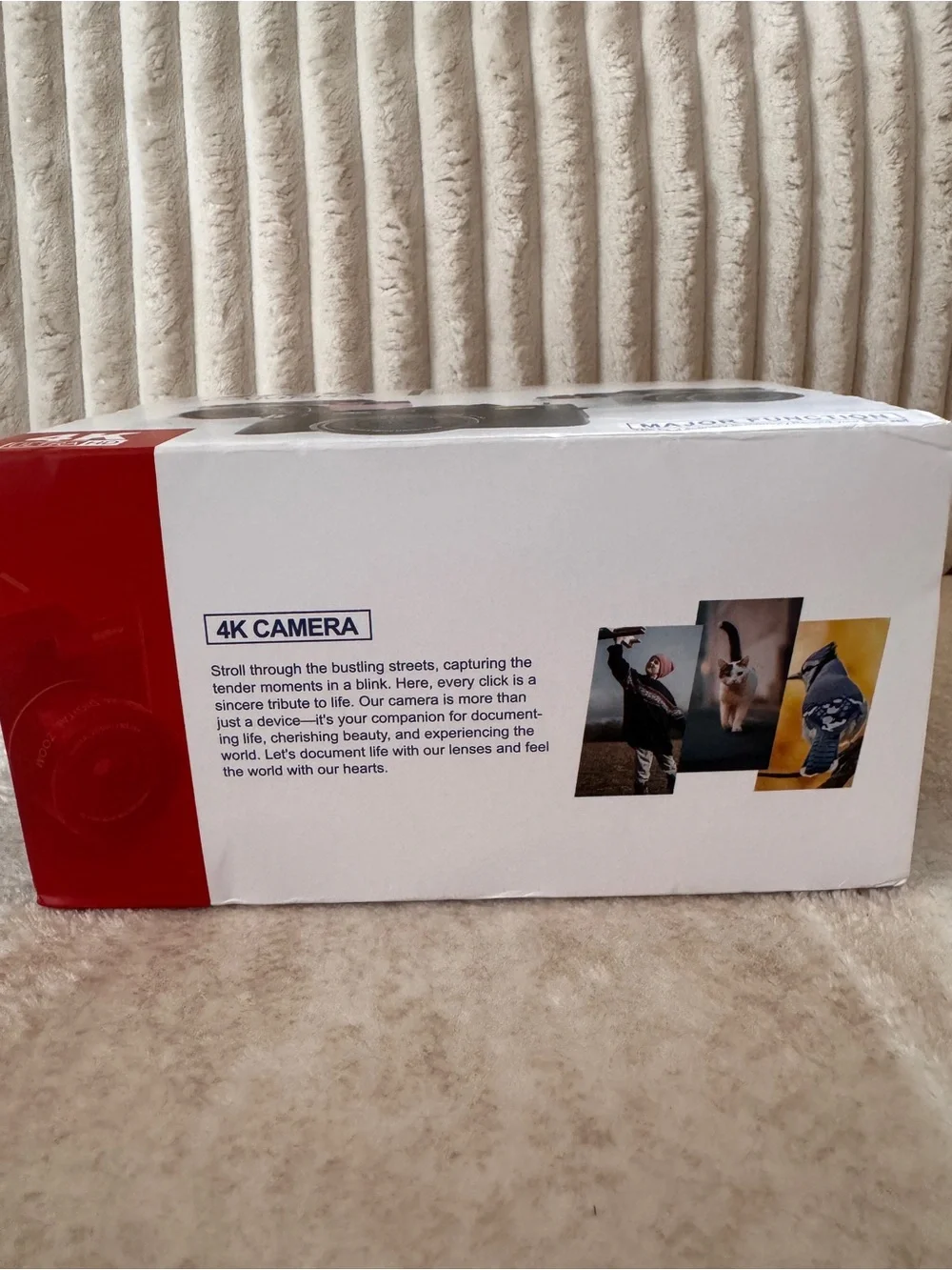 4K Digital Camera Flip Screen Vlogging Camera 48MP
